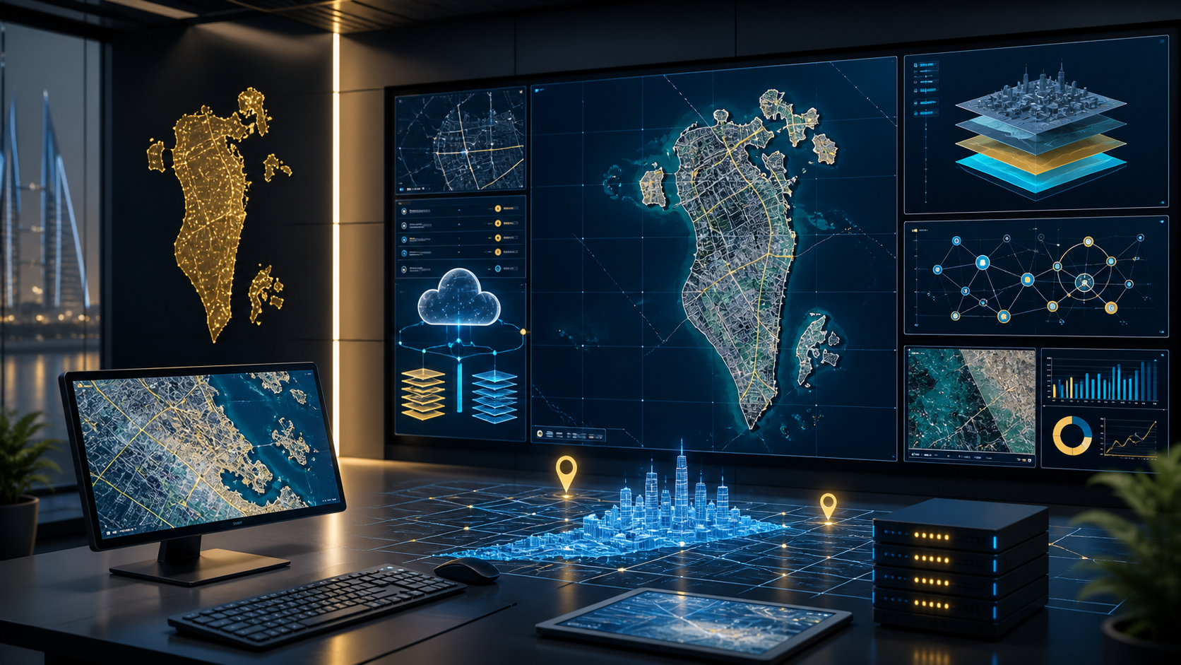 Enterprise GIS dashboards and spatial data systems